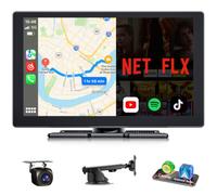 9" Carplay Screen, Built-in Net-flix, YouTube, TikTok and other Apps | Car Screen for Apple CarPlay & Android Auto, Car Tablet ,Rear View Camera, Navigation, Bluetooth, Voice Control, OTA, 2+32GB