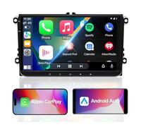 9" CarPlay Screen for Car - Android 13 Car Stereo Bluetooth with Car Display Screen, Wireless Car Play Screen, Backup Camera, for VW Golf Polo SEAT Skoda T5 V/VI, 2+32GB, DAB+, OBDII
