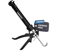 9" Caulking Gun for 310ml Cartridges - Heavy Duty Steel Frame - Drip-Free Manual Sealant Gun - for Silicone Sealant Mastic Adhesive & Grouting in Kitchen Bathroom & Construction Press