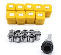 9 Chuck Holders Lathe Chuck Tool, Collet Chuck for CNC, ER32 Collet Set and Wrench Milling Machine Handle for Holding milling Cutter, Drill bit, and Straight Shank Tools