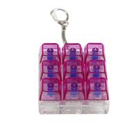 9 Click Keyboard Toy Keychain Mechanic Switch Tester Training and Travel Companion Travel Friendly Toy for Adults