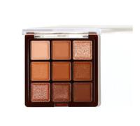 9 Color Brown Eyeshadow Palette, Matte Shimmer Neutral Eyeshadow Palette Long Lasting Waterproof Highly Pigmented Smokey Eyeshadow Pallets For Women