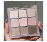 9 Color Full Matte Eye Shadows Palette For Women,Soft Blendable Matte Nudes Cold brown Shades for Natural Looks，Warm Nude Eyeshadow Palette (08# Milk Tea)