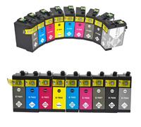 9 Color Replacement Ink Cartridge Full Ink Compatible With SURECOLOR SC-P600 Compatible T7601 T7602 T7603 T7604 T7605 T7609