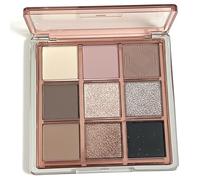 9-Color Smokey Eyeshadow Palette with Glitter, Matte & Shimmer Neutral Palette for Day to Night Makeup Style 1 - Eye Shadows