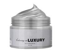 9 Colours Temporary Hair Wax Colour Wax Coloured Hair Dye Colour Wax Hair Gel Colour Washable Natural Instant Hair Wax Colour DIY Hair Clay Suitable for Children Boys and Girls Gothi (Silver, One Size