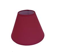 9" Coolie Ceiling Table Lamp Shade Black Cream Lt Blue Lt Green Navy Peach Red - Main Colour: Wine