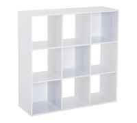 9 Cube Storage Unit Cabinet Bookcase Display Shelves Chipboard White