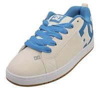 (9) DC Shoes Court Graffik Mens Skate Trainers in Off White Grey