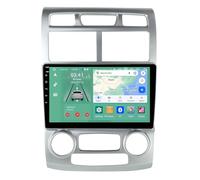 9" Double Din Car Stereo for KIA Sportage 2005-2010, CarPlay & Android Auto, Bluetooth, AHD Backup Camera, GPS Navigation, Steering Wheel Controls, Touch Screen