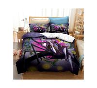 (9, Double) Nightmare on Christmas Eve Bedding Set Valentine's Day 3 Piece Pillowcase Comforter Set