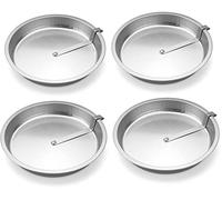 9" Easy Out Quick Release Tart, Quiche, Pie and Cake Pan - Set of 4
