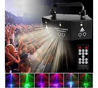 9-Eye RGB Disco Light Party Light, Professional DJ LED Light Projector Lamp, DMX Remote Control Stage Strobe Light, Memory Function, for Club KTV Bar Wedding Party Birthday Christmas,