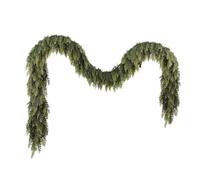 9 ft Green Garland Christmas for DIY Decoration, Artificial Christmas Garland, Artificial Pine Green Garland Indoor Outdoor for Xmas Tree Stairs Fireplaces Garden Decor
