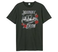 9 Gallon Hat Johnny Cash T-Shirt Amplified Charcoal XS