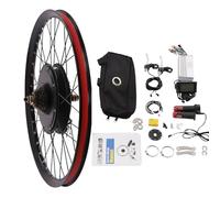 9-Gear Speeds 29" Electric Bicycle Motor Kit 72V 2000W Rear Wheel E-Bike Conversion Kit, Electric Bicycle Conversion Kit for Adults, Aluminum Alloy Frame, Brushless and Toothless Motor and LCD Display