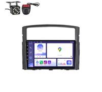 9" HD Touch Screen Car Radio for Mitsubishi Pajero V80 V90 (2006-2014) - Double Din, Wireless CarPlay, Android Auto, GPS Navigator, WiFi, Bluetooth, FM/AM, Mirror Link (Color: S900)