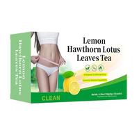 9-Herb Slimming & Detox Tea: Lemon Hawthorn Lotus Leaves Blend Tea for Weight Managementflat, Abdomen(1pcs)