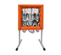 9 Hole Baseball Training Equipment, Indoor & Outdoor Baseball Pitching Training Net, Baseball Practice Net for Hitting Pitching Practice, Baseball Pitching Training Device (Orange)