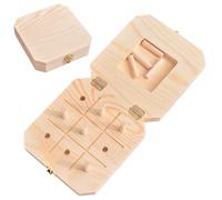 9 Hole Wooden Pegboard - Wooden Grooved Board for Rehabilitation | 9-Hole Pegboard for Physical Test to Improve Visual Motor Coordination & Finger Dexterity