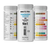 9-in-1 Drinking Water Test Strips - Water Tester Pack of 100 - for Tap Water Quality Analysis Total Hardness Lead Copper Nitrate
