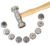 9 in 1 Hammer with Interchangeable Faces Texturing Metal for Jewelry Making - Made in India
