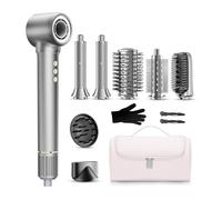 9 in 1 Multifunctional Hair Dryer Brush,1200W Professional Hair Dryer with Diffuser,With Storage Box,110,000 RPM Suitable for Straight Hair/Curly Hair/Dry Hair