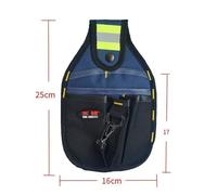9 in 1 Nylon Fabric Tool Belt Screwdriver Utility Kit Holder Tool Bag Pocket Pouch Bag Electrician Waist Pocket Pouch Tool Bag(D,1PC)