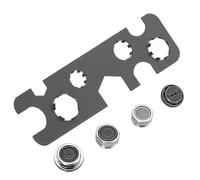 9 in 1 Steel Ventilation Key Tool | Descaler for Faucet, Shower, Sink | Bathroom, Kitchen, Household, Apartment, Building Manager | 17.5 x 5 cm, Rust-Free