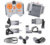 9-in-1 Technic-Motor-Kit Compatible with Major Brand, Power Functions Motor Set with M & L Motors, Remote Control, IR Receiver, AA Battery Box for STEM Project Moc Building Blocks