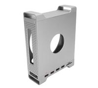 9 in 1 USB C Stand Hub for M4 PC Computers, a USB 3.2 Gen 2 Docking Station with an M.2 NVMe SSD Enclosure and a Dual Memory Card Reader