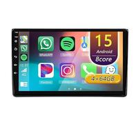 9 Inch 2 Din Android 15 Car Radio,for Audi A4 S4 B6 B7 With Wireless Carplay AHD Backup Camera Bluetooth Navigation Swc FM Radio WIFI Voice Control(E 8core(8G+128G))
