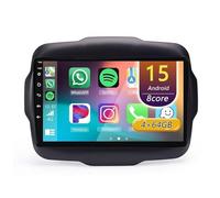 9 Inch 2 Din Android 15 Car Radio,for Honda FRV FR-V EDIX 2004-2009 With Wireless Carplay AHD Backup Camera Bluetooth Navigation Swc FM Radio WIFI Voice Control(E 8core(8G+128G))