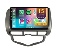 9 Inch 2 Din Android 15 Car Radio,for Honda Jazz city 2002-2007 With Wireless Carplay AHD Backup Camera Bluetooth Navigation Swc FM Radio WIFI Voice Control(A 4core (2G+32G))