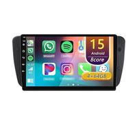 9 Inch 2 Din Android 15 Car Radio,for Seat Ibiza 2009-2013 With Wireless Carplay AHD Backup Camera Bluetooth Navigation Swc FM Radio WIFI Voice Control(E 8core(8G+128G))