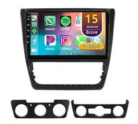 9 Inch 2 Din Android 15 Car Radio,for Skoda Yeti 5L 2009-2014 With Wireless Carplay AHD Backup Camera Bluetooth Navigation Swc FM Radio WIFI Voice Control(B 4core(4G+64G))