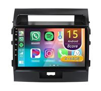 9 Inch 2 Din Android 15 Car Radio,for Toyota Land Cruiser 11 2007-2015 With Wireless Carplay AHD Backup Camera Bluetooth GPS Navigation Swc FM Radio WIFI Voice Control(D 8core(6G+128G))