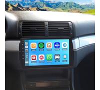 9 inch 2 DIN Android 15 Car Stereo for BMW E46 1999-2005, 2+64G Touch Screen Display DAB+ Radio Multimedia Player Head Unit with CarPlay Android Auto GPS Navigation Bluetooth Wifi FM AM RDS SWC