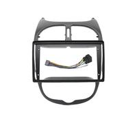 9 Inch 2 Din Car Dashboard Frame CAR DVD Radio Panel Navigation For Peugeot 206 2000-2010 Din Android Car Stereo Facia(Frame cable)