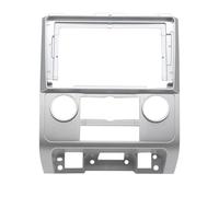 9 Inch 2 Din Car Radio Fascia Compatible with Escape 2007-2012 Auto Stereo Audio DVD Player Dash Panel Frame Kit Center Console Holder Navigation frame(Silver)