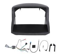 9 Inch 2 Din Car Stereo Dash Installation Kit Fit for Fiesta 2008 to 2012 - ABS Radio Fascia Panel for Precise Stable Fit & Interior Enhancement