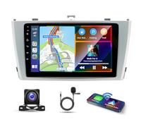 9 Inch 2 Din Car Stereo for Toyota Avensis 2009-2015, Android 13 IPS Touch Screen Car Radio Receiver w/Wireless Carplay Android Auto GPS Navi Bluetooth Wifi HiFi BT SWC FM Backup Camera Mic, 2+32G