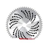 9 Inch 230mm Alloy Circular Saw Blade 60 Teeth Brush Cutter Disc | 60-tooth carbide tips and multi-hole heat dissipation design for durable brush cutter vegetation management