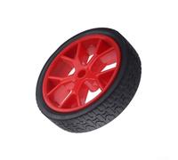 9 Inch Airless Paint Sprayer Wheels Replacement Parts Shock Absorption Non-Slip Silent Casters for Most Airless Sprayers, Red/Black