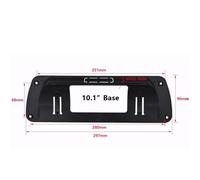 9-inch and 10.-inch Car Stereo Face Frame Bracket for Navigation Head Units - ABS Plastic Installation Kit Compatible with Select Truck &(10 INCHES)