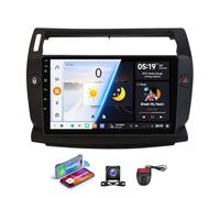 9-Inch Android 13 Autoradio for Citroen C4 LA LC 2004-2014, 4G WiFi, Wireless CarPlay, GPS Navigation, RDS, DAB+, Bluetooth Radio, DVR Camera Support