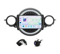9 Inch Android 13 Car Radio for BMW Mini Cooper R56 2007-2014, 4+64G Wireless Carplay Mini R56 Head Unit with Bluetooth Double Din Car Stereo GPS Navigation WiFi Mirror Link Car Radio Receiver