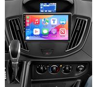 9 Inch Android 13 Car Stereo for Ford Transit 2015-2018 Double Din Car Radio Receiver with Wireless CarPlay Android Auto Touchscreen Bluetooth GPS Navi WiFi FM RDS SWC Backup Camera, 2G+32G