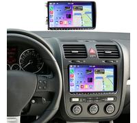 9 Inch Android 13 Car Stereo for VW Golf 5 R32 2005-2008 Double Din | Car Radio Head Unit w/Wireless Carplay Android Auto HD Touchscreen WIFI FM RDS Bluetooth Mirror Link Split Screen SWC 2G+32G