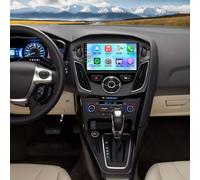 9 Inch Android 14 Car Stereo for Ford Focus 2012-2018 IPS Touch Screen 2 Din 4G+64G Car Radio Receiver w/Wireless Carplay & Android Auto GPS Navi Bluetooth Wifi HiFi BT SWC FM AM Rear View Camera Mic